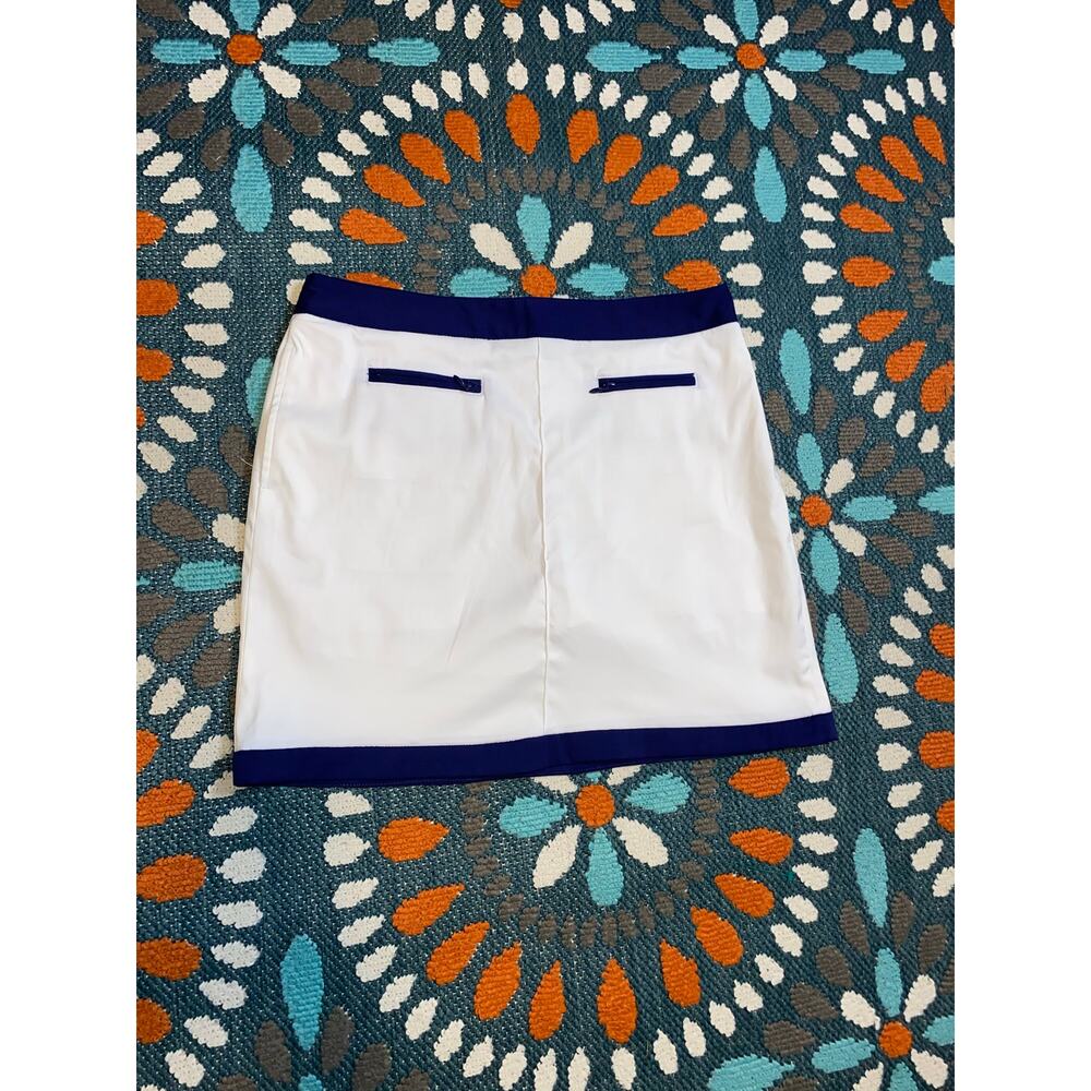 Greg Norman White Golf Skort 8 Athletic Tennis Skirt Built In Shorts Stretch